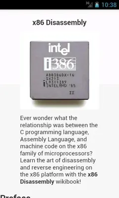 X86 Disassembly android App screenshot 2
